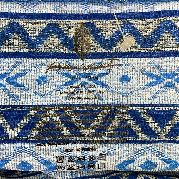 NWOT FP Movement Arrondi Fairisle Cami - Blue Combo - Size M/L - Picture 10 of 12